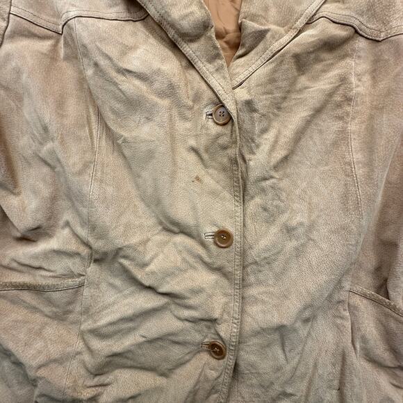 Vintage Gallery Woman Western Tasseled Suede Leather Fringe Jacket Womens 3X - Picture 14 of 14